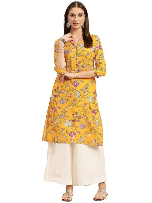 Drapshe Women Cotton Straight -Kurti