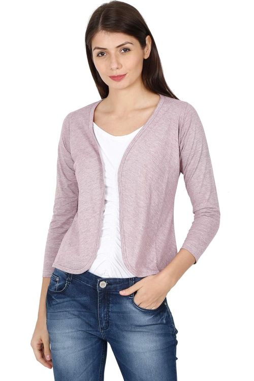 Fabslo Women's Polycotton V-Neck Shrug