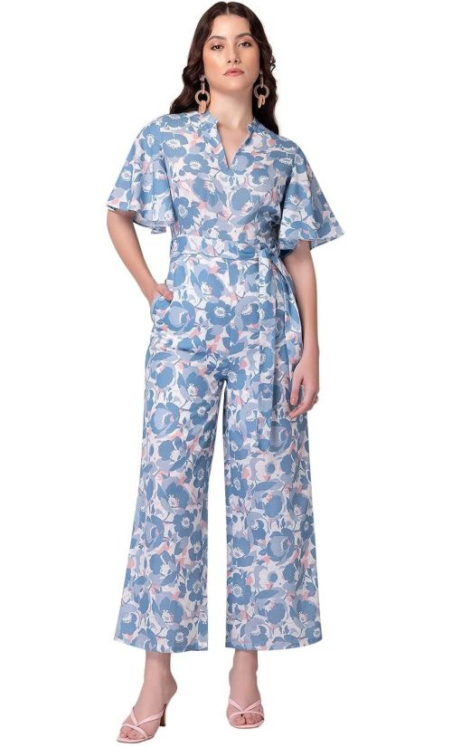 Fabslo Women's Jumpsuits Blue