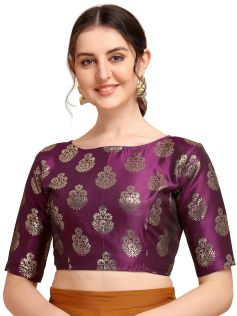 Drapshe Jacquard Readymade Blouse for Women