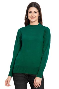 Fabslo Woolen Turtle Neck Full Sleeve Womens Sweater