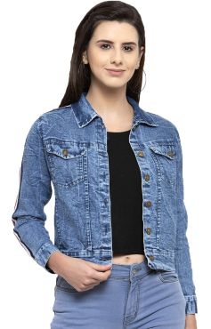 Fabslo Women's Denim Jacket (Slim Fit)